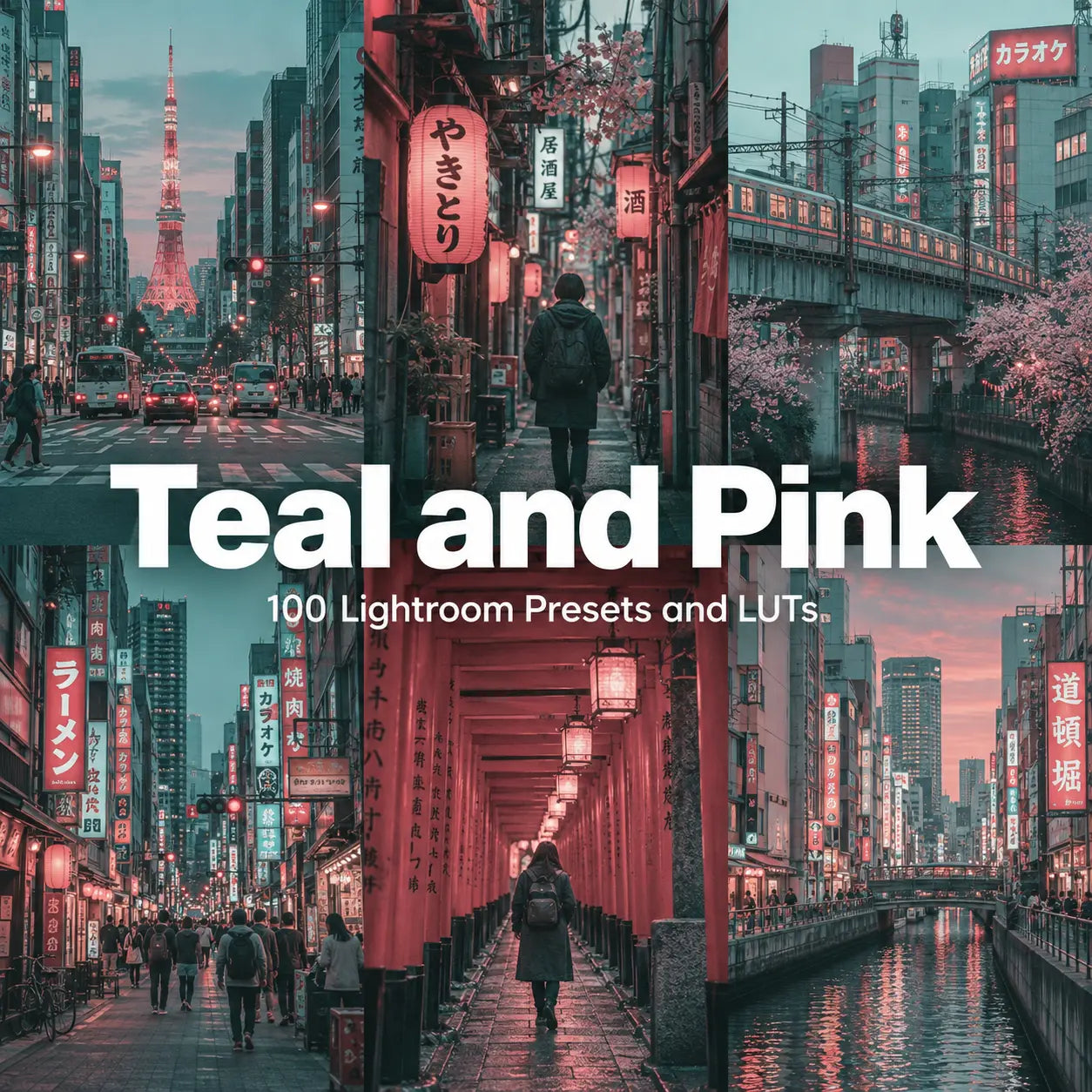 Teal and Pink, ejemplos de estética urbana para Lightroom