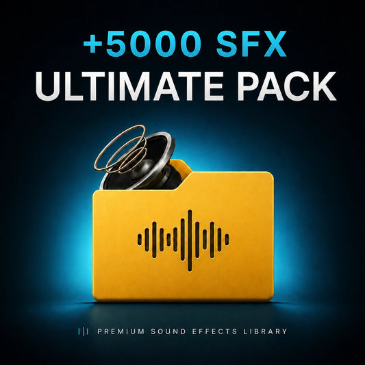 +5000 SFX Ultimate Pack ClashiVFX — Colección de más de 5000 efectos de sonido para edición de video profesional