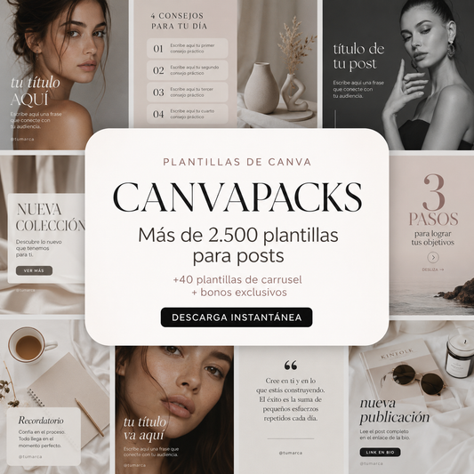 +2500 PLANTILLAS EDITABLES EN CANVA — ClashiVFX | Recursos para editores de video