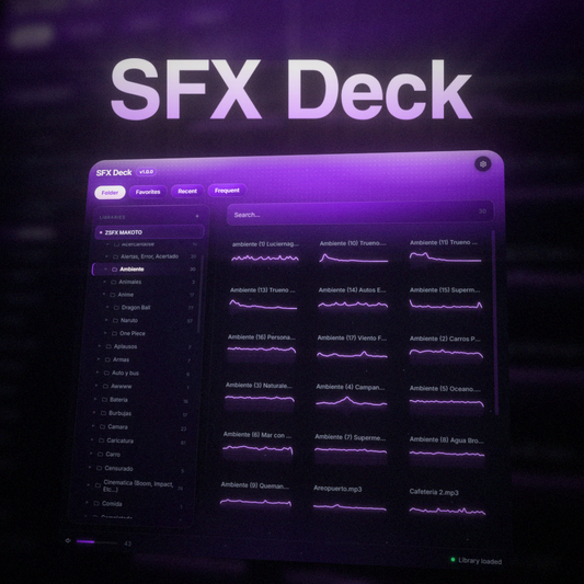 SFX Deck ClashiVFX — Pack de efectos de sonido para After Effects, Premiere Pro y DaVinci Resolve